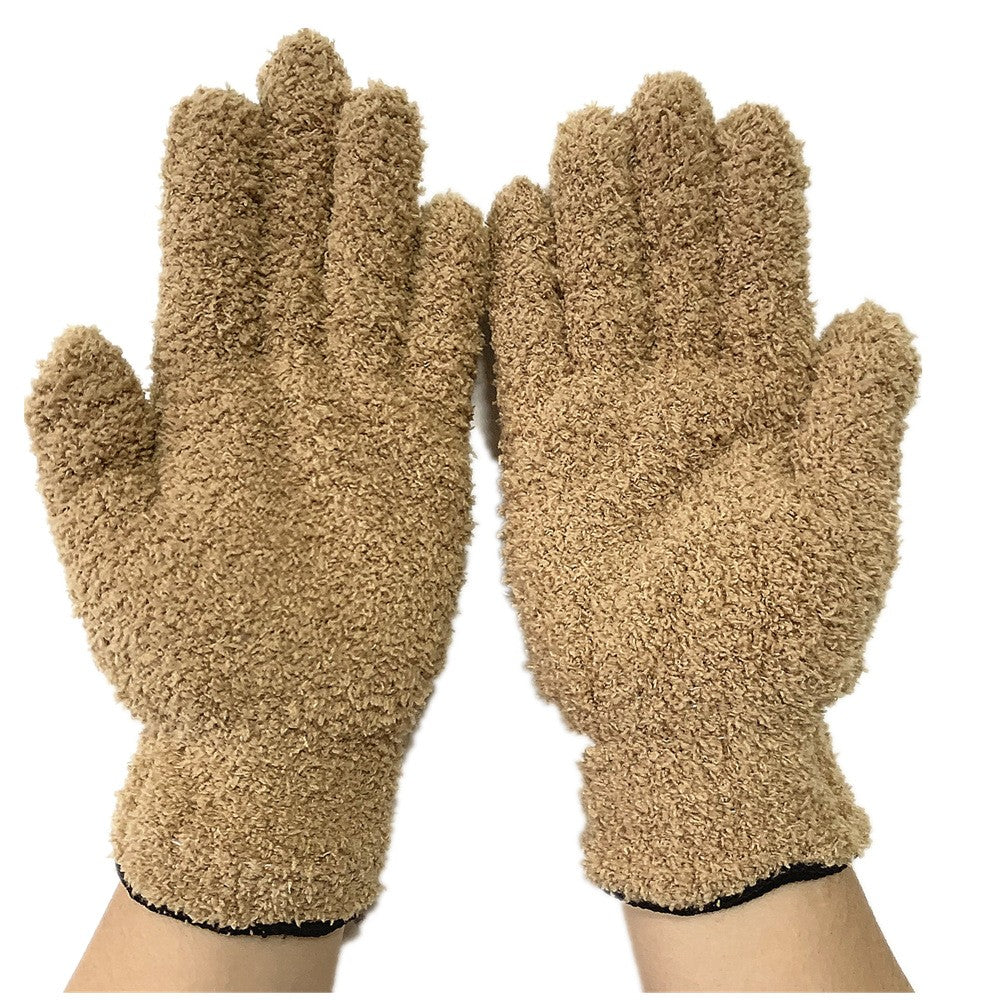 Liora Plush Velvet Gloves
