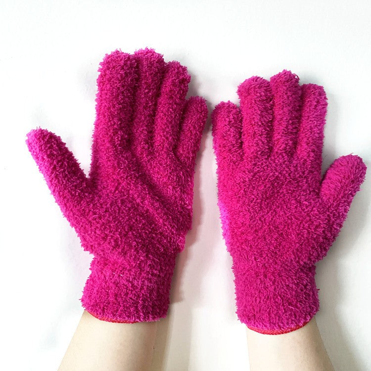 Liora Plush Velvet Gloves