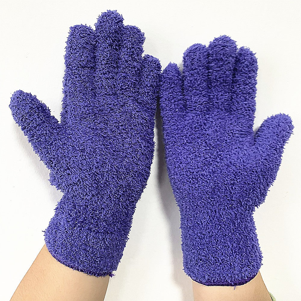 Liora Plush Velvet Gloves