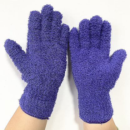 Liora Plush Velvet Gloves