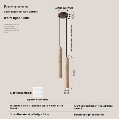 Minimalist Bedside Pendant Light