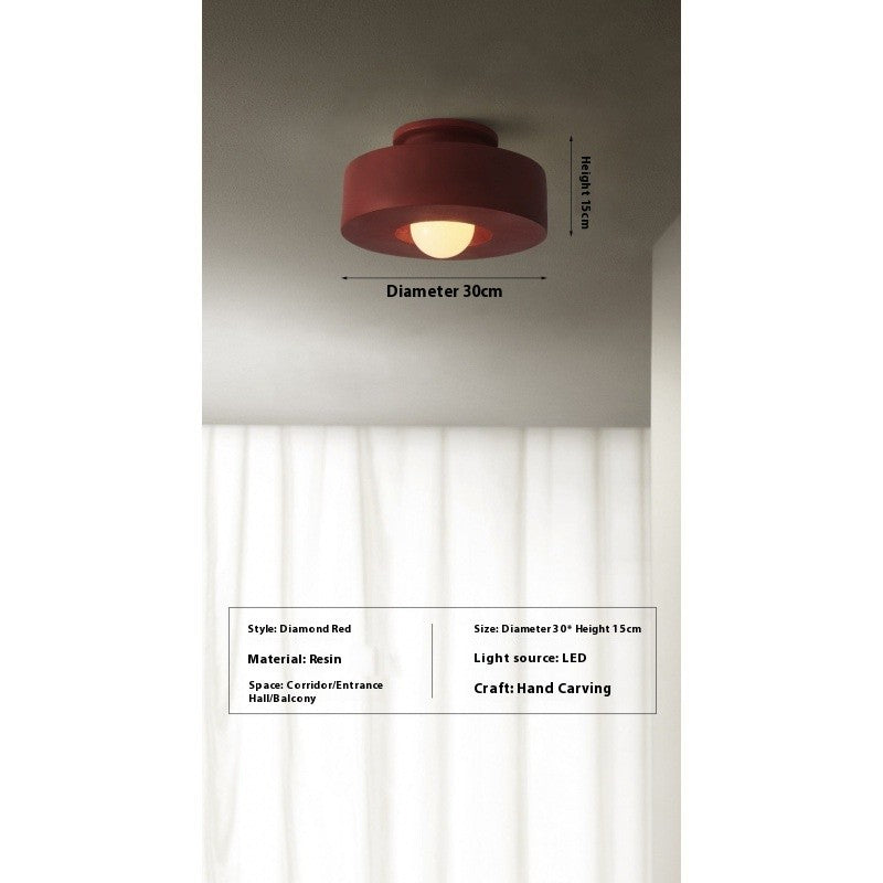 Nordic Resin Ceiling Light