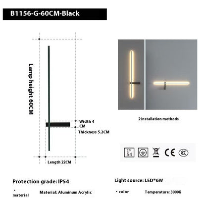 Outdoor Waterproof LED Wall Lamp