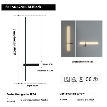 Outdoor Waterproof LED Wall Lamp