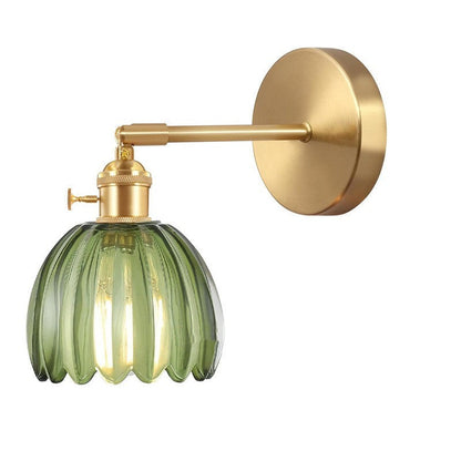 Retro Amber Glass Pendant Light