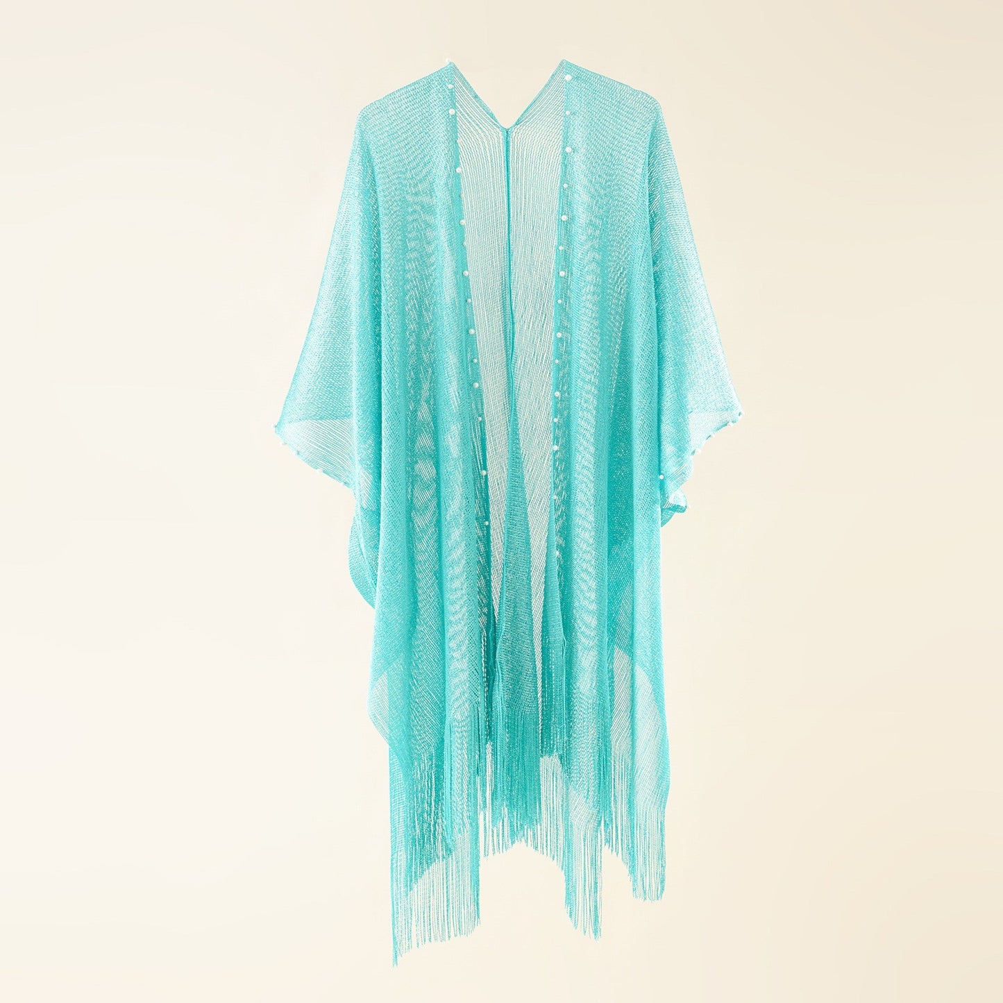 Selene Pearl-Detail Beach Shawl