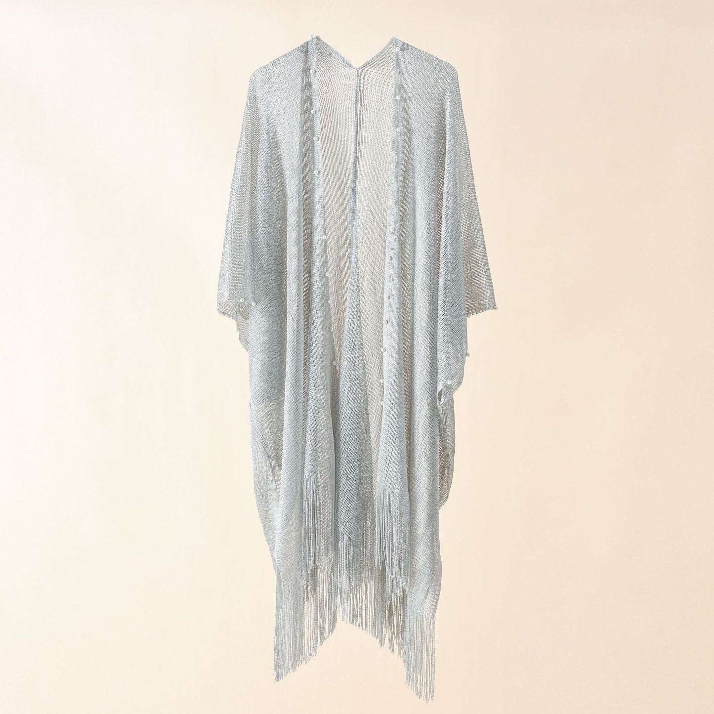 Selene Pearl-Detail Beach Shawl