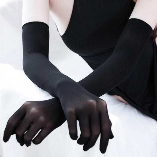 Serene Sheer Silk Gloves