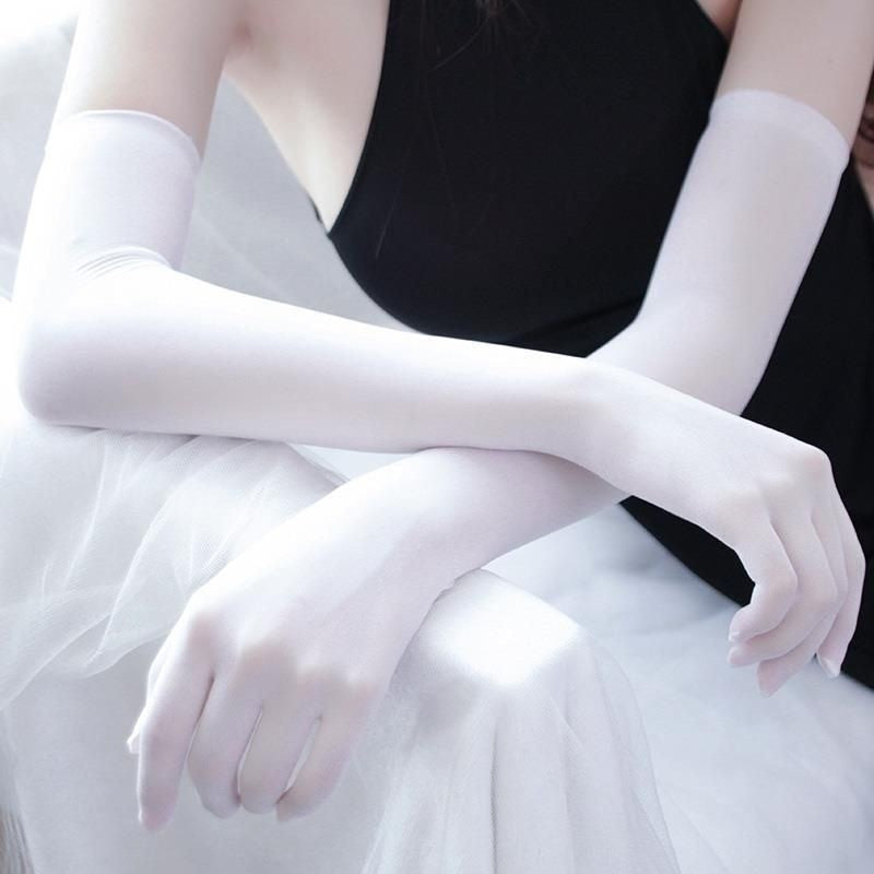 Serene Sheer Silk Gloves