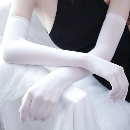 Serene Sheer Silk Gloves