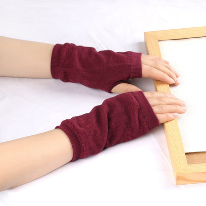 Ventra Cotton Knit Half-Finger Gloves