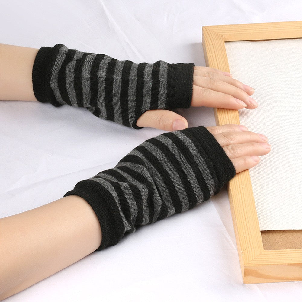 Ventra Cotton Knit Half-Finger Gloves