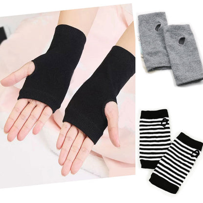 Ventra Cotton Knit Half-Finger Gloves