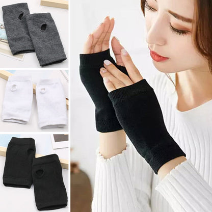 Ventra Cotton Knit Half-Finger Gloves