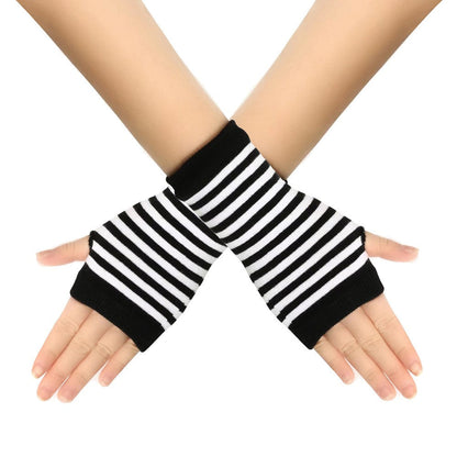 Ventra Cotton Knit Half-Finger Gloves