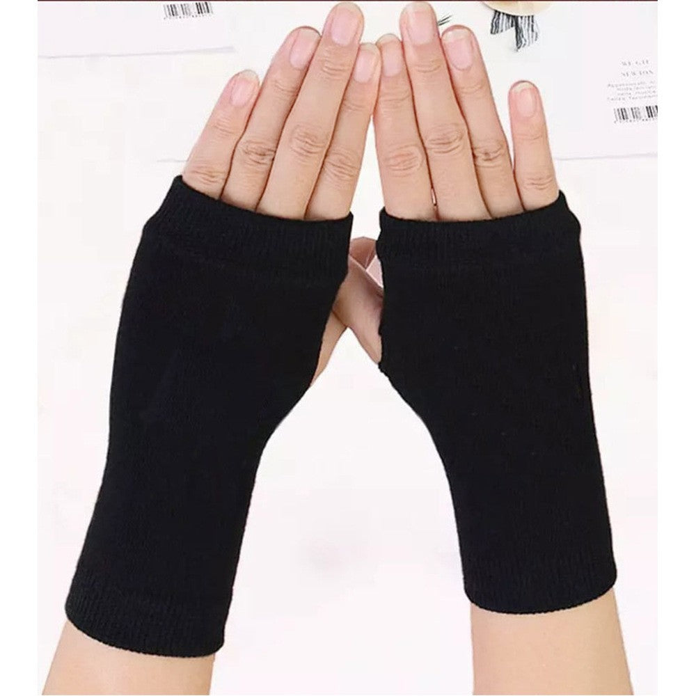 Ventra Cotton Knit Half-Finger Gloves