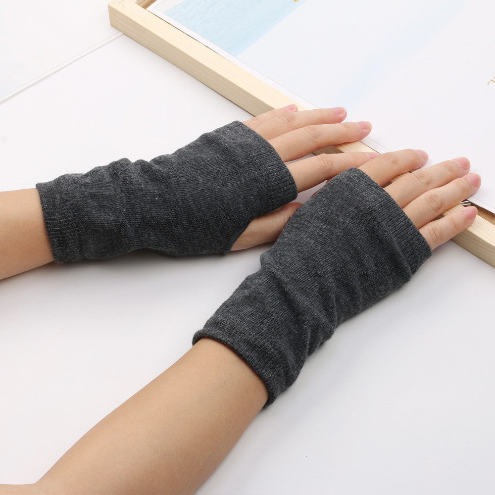 Ventra Cotton Knit Half-Finger Gloves
