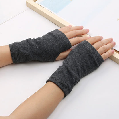 Ventra Cotton Knit Half-Finger Gloves