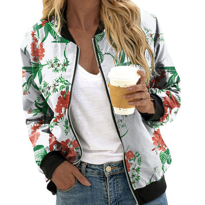 Vortex 3D Print Varsity Jacket